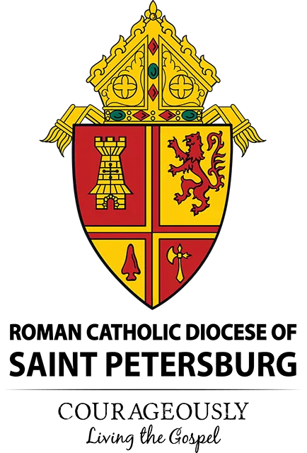 Diocese of St. Petersburg — Courageously Living the Gospel logo