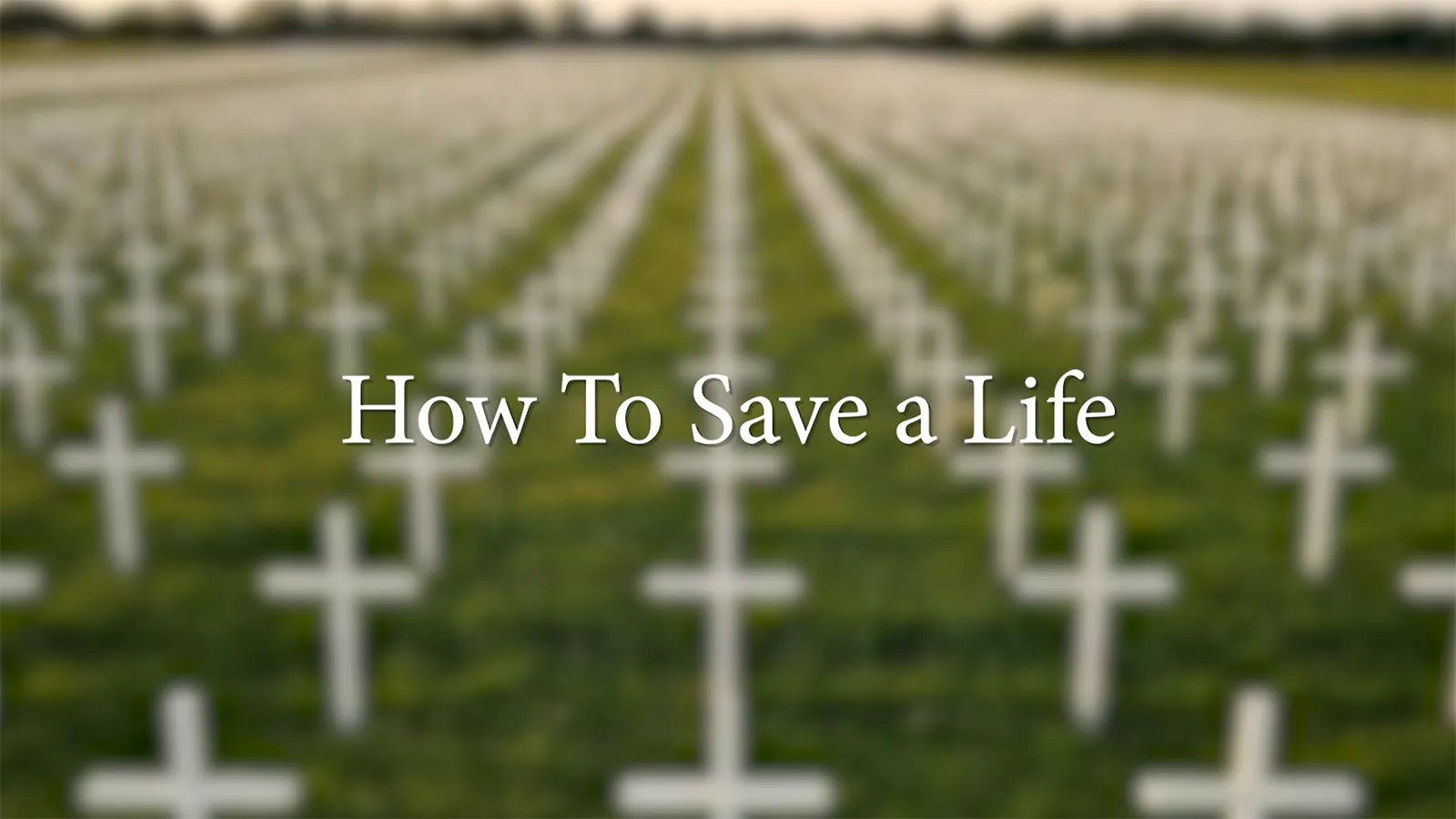 Jeff M. Joaquin speaking in the How to Save a Life documentary